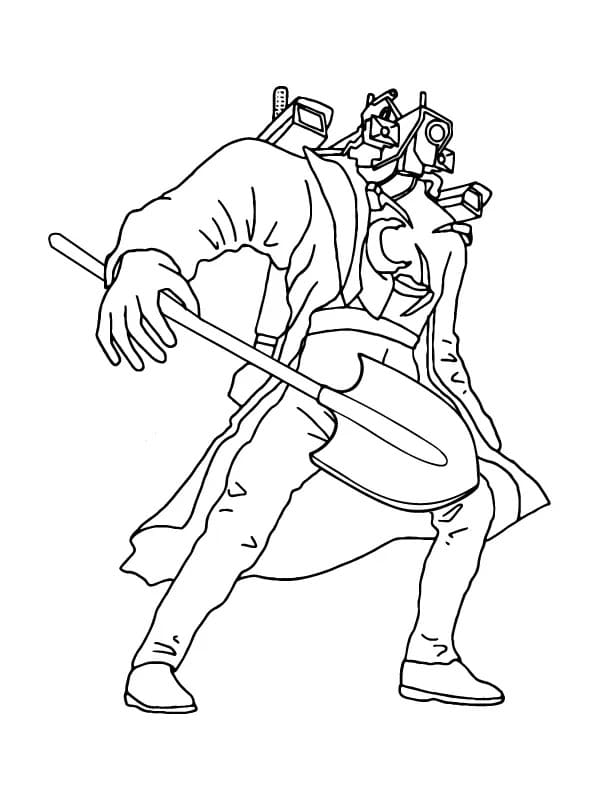 Desenhos de Desenhar Cameraman bem fácil para colorir