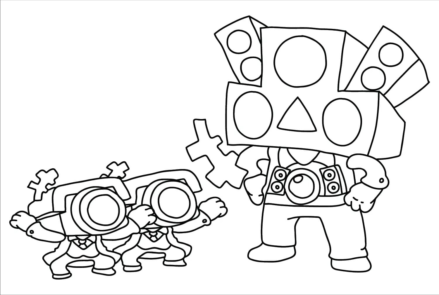 Desenhos de Desenhar Cameraman grátis para crianças para colorir