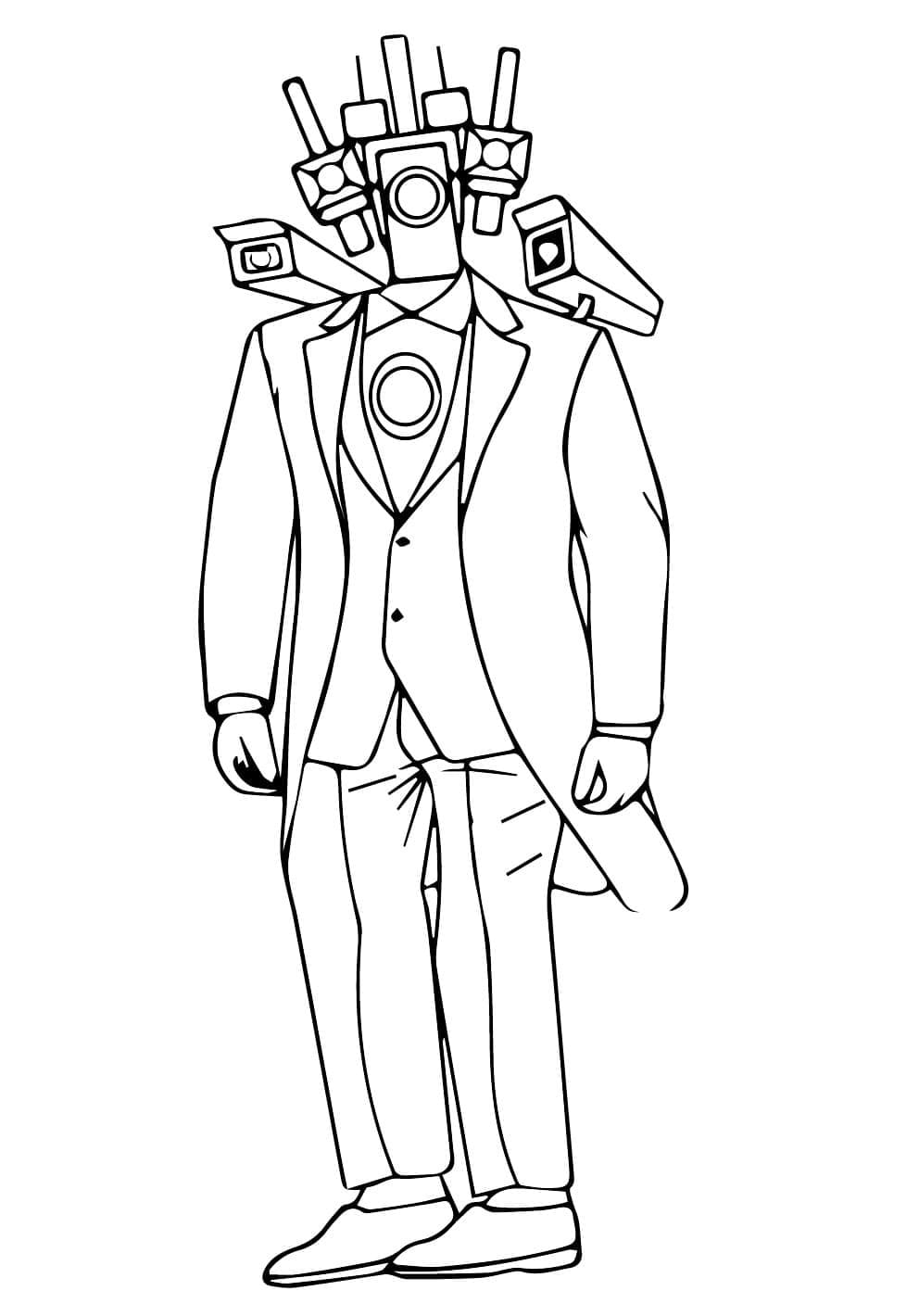 Desenhos de Desenhar Cameraman imprimir grátis para colorir