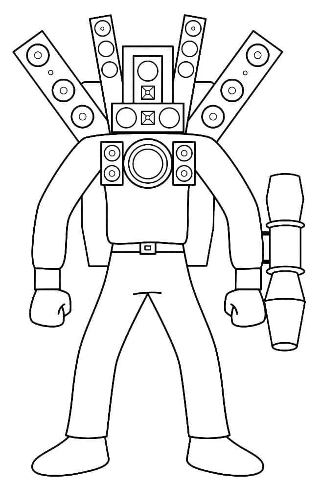 Desenhos de Desenhar Cameraman imprimível para crianças para colorir