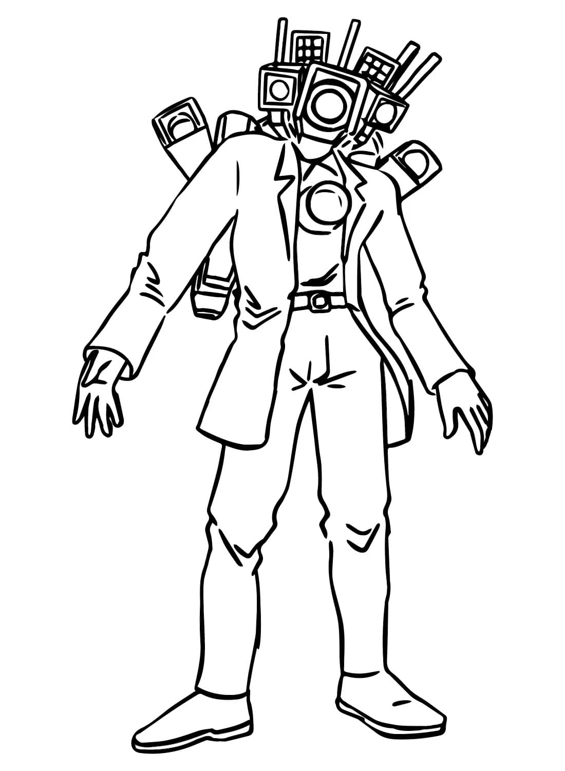 Desenhos de Desenhar Cameraman imprimível para colorir