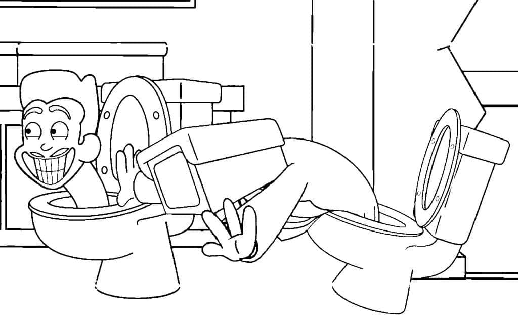 Desenhos de Desenhar Cameraman simples em crianças para colorir