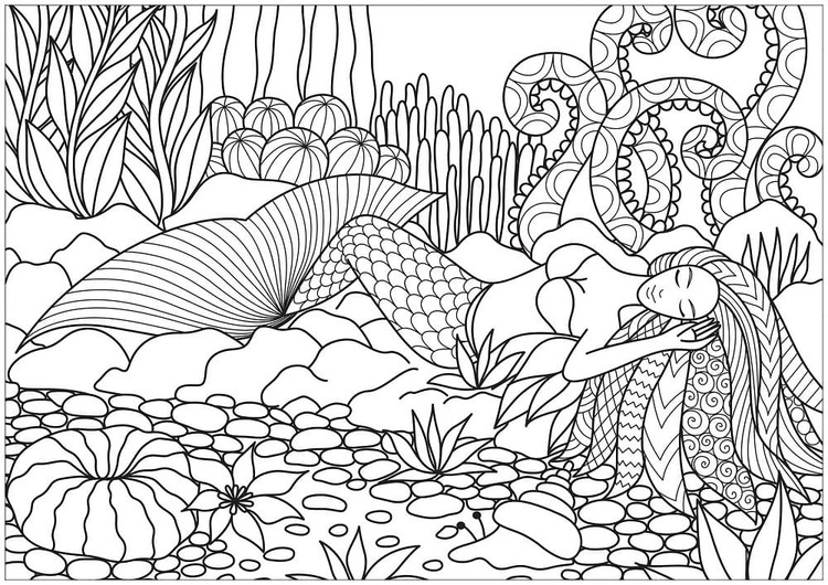 Desenhos de Desenhar Fundo do Mar imprimível para colorir