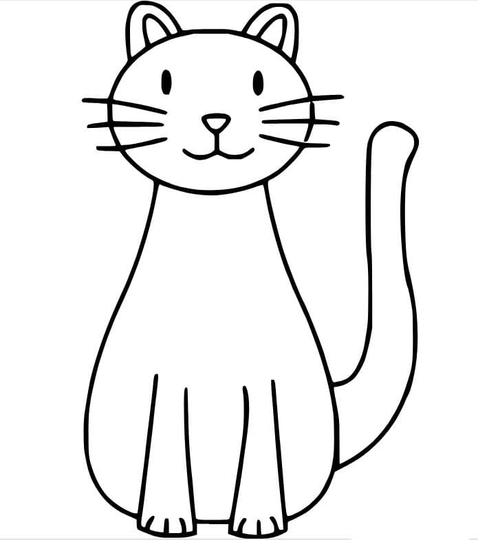 Desenhar Gato para colorir