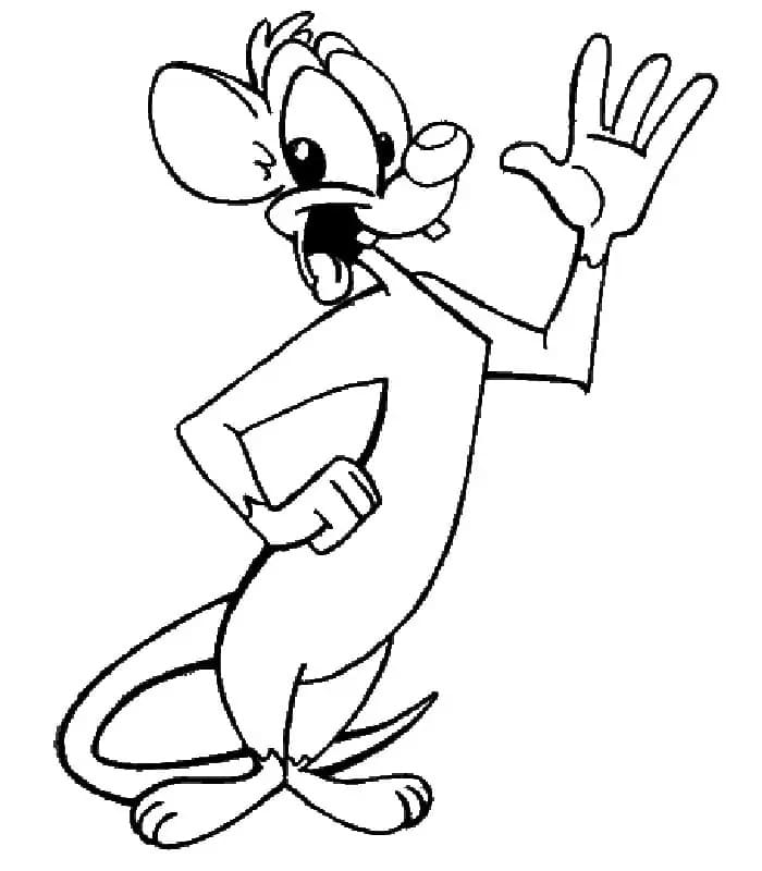 Desenhos de Desenhar Pinky e Cérebro impressão para colorir