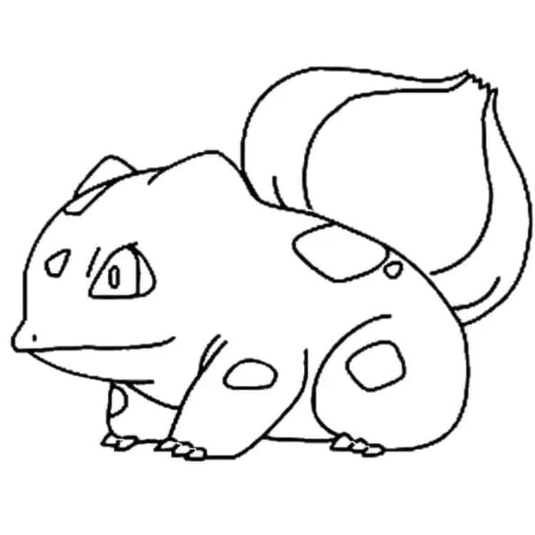Desenhos de Desenhe Bulbasaur grátis para crianças para colorir