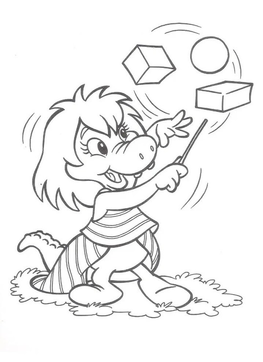Desenhos de Desenhe Sitio do Picapau Amarelo fácil para colorir