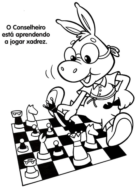 Desenhos de Desenhe Sitio do Picapau Amarelo muito fácil para colorir