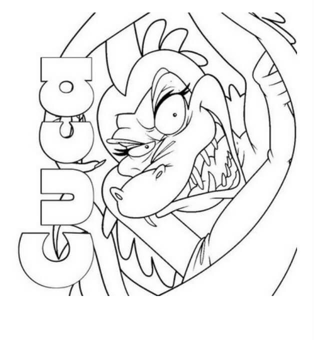 Desenhos de Desenhe Sitio do Picapau Amarelo simples para colorir