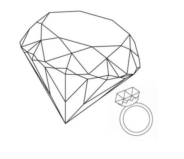 Diamante Para Colorir