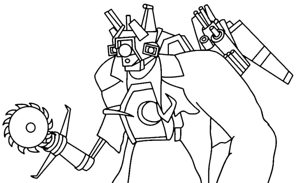 Desenhos de Imagem Cameraman básico para colorir