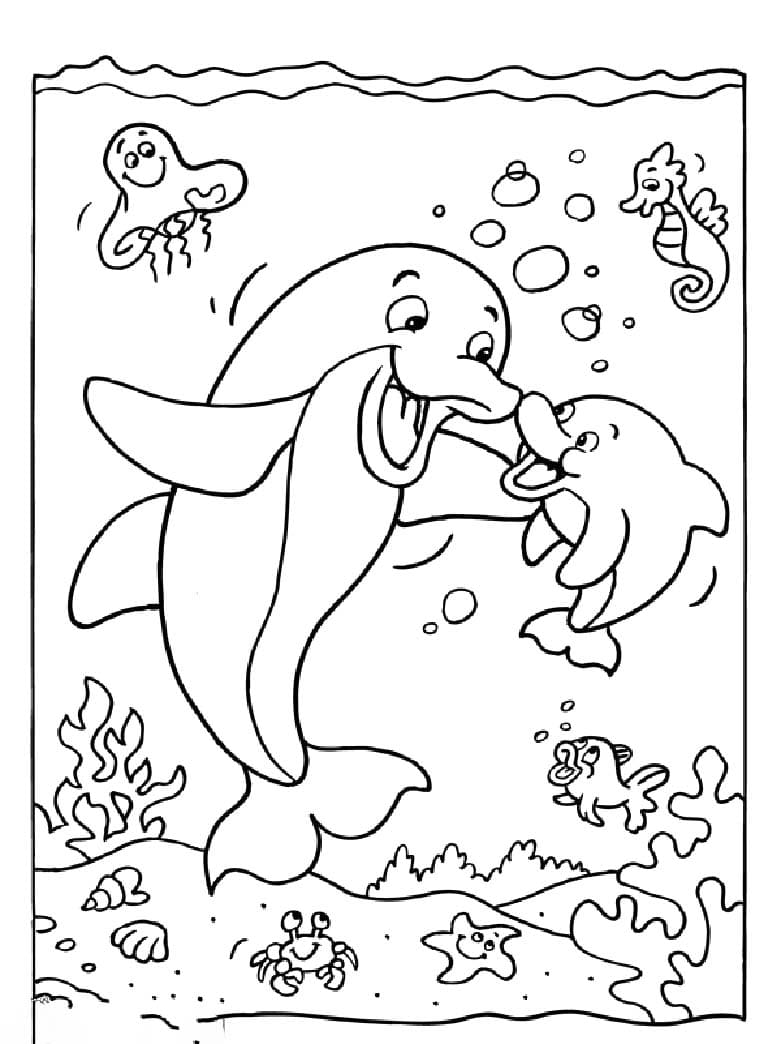Desenhos de Imagem Fundo do Mar para colorir