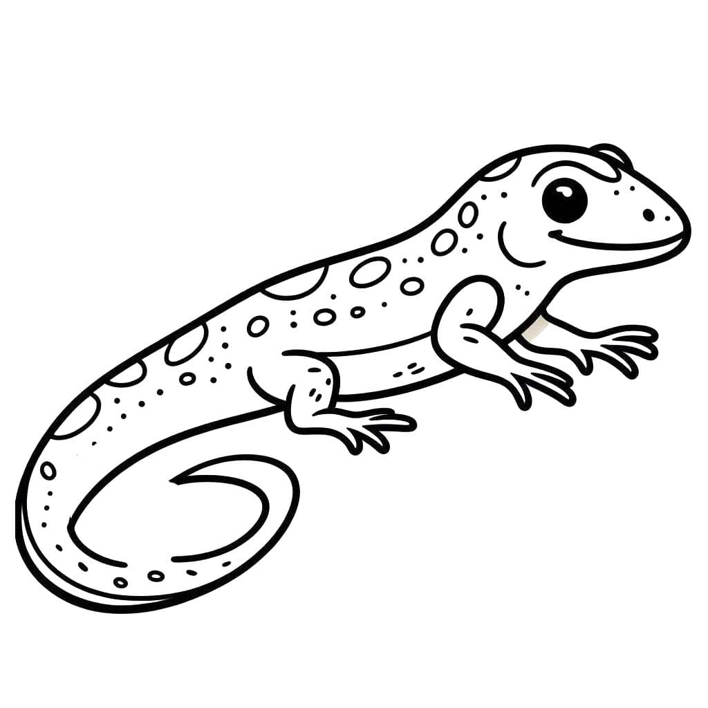 Lagartos 1 para colorir