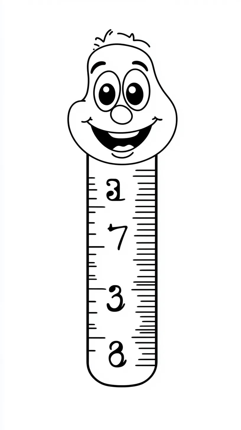 Desenhos de Material Escolar básico para colorir
