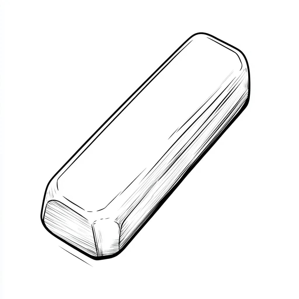 Desenhos de Material Escolar simples para colorir