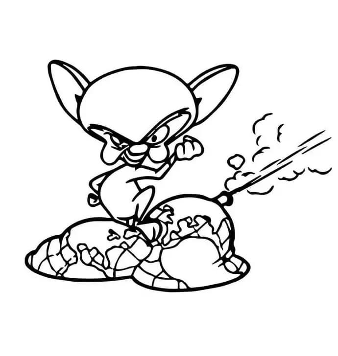 Desenhos de Pinky e Cérebro 1 para colorir