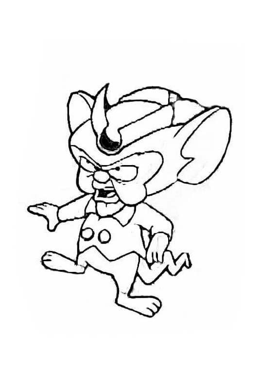 Desenhos de Pinky e Cérebro 4 para colorir