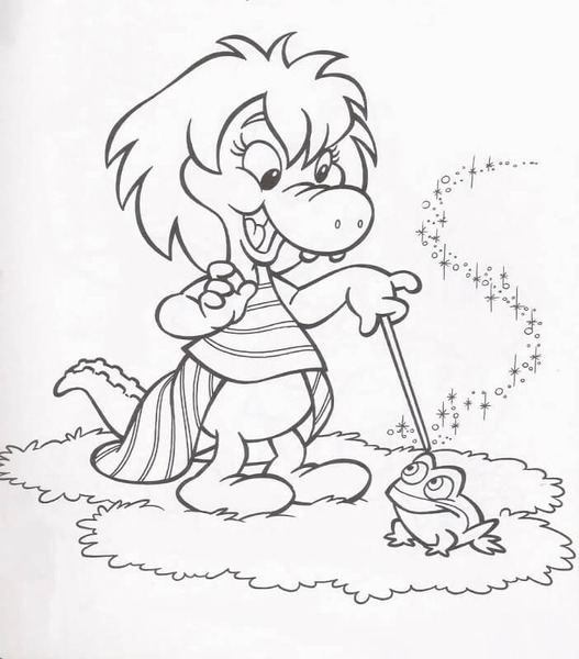 Desenhos de Sitio do Picapau Amarelo muito fácil para colorir