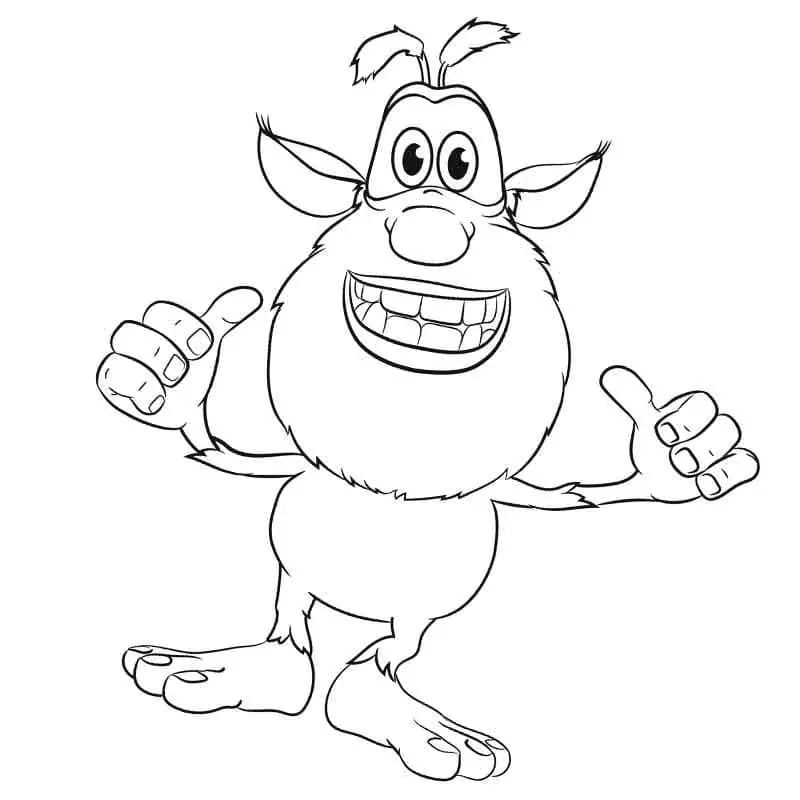 Desenhos de Booba impressão gratuita para colorir