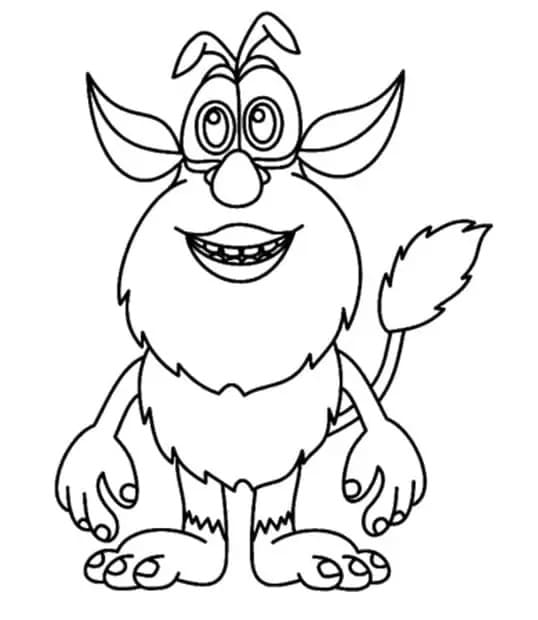 Desenhos de Booba impressão para colorir