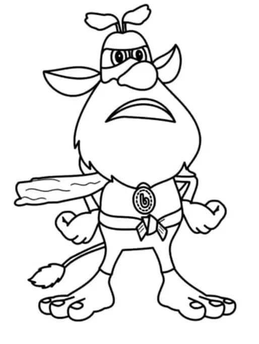 Desenhos de Booba imprimível para crianças para colorir