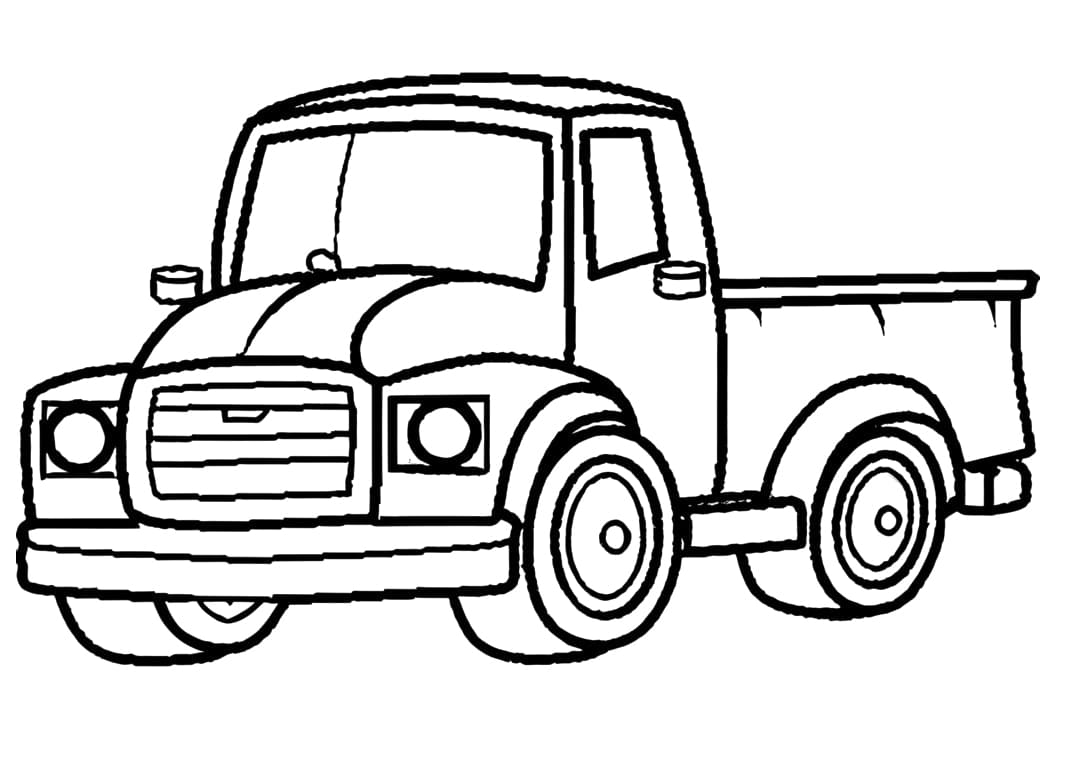Desenhos de Caminhão 4 para colorir