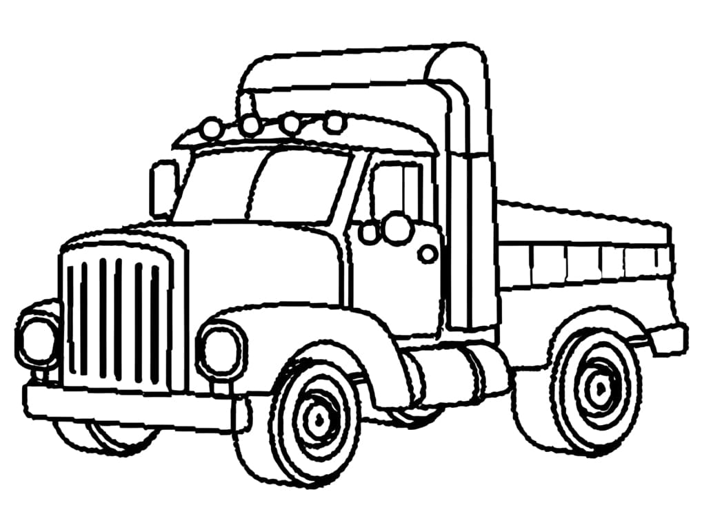 Desenhos de Caminhão 5 para colorir