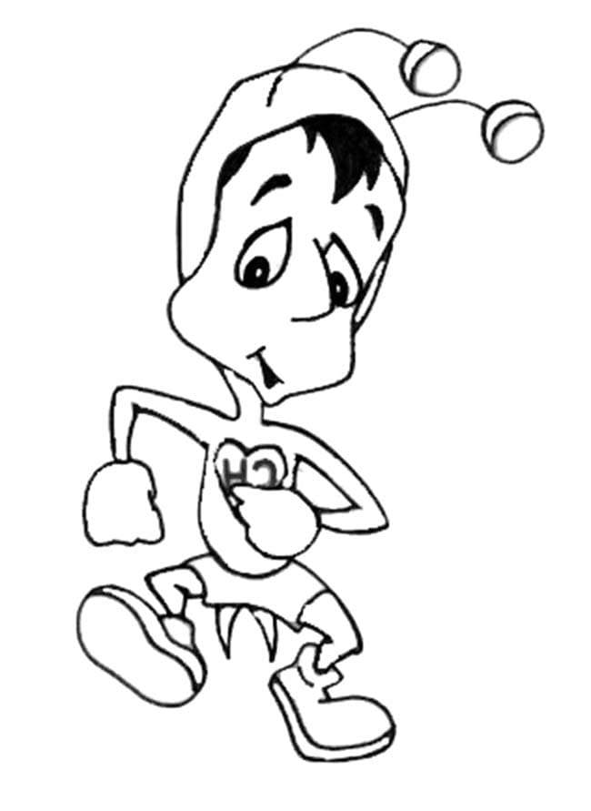 Desenhos de Chapolin 5 para colorir