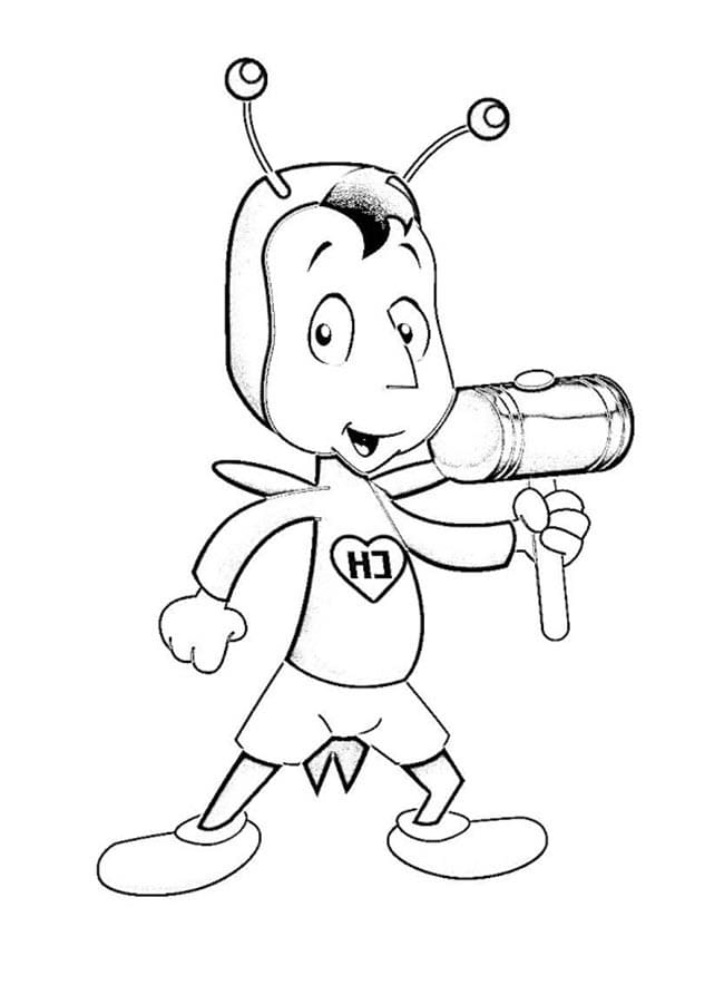 Desenhos de Chapolin básico para colorir
