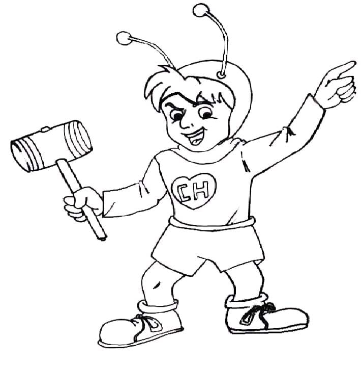 Desenhos de Chapolin simples para colorir