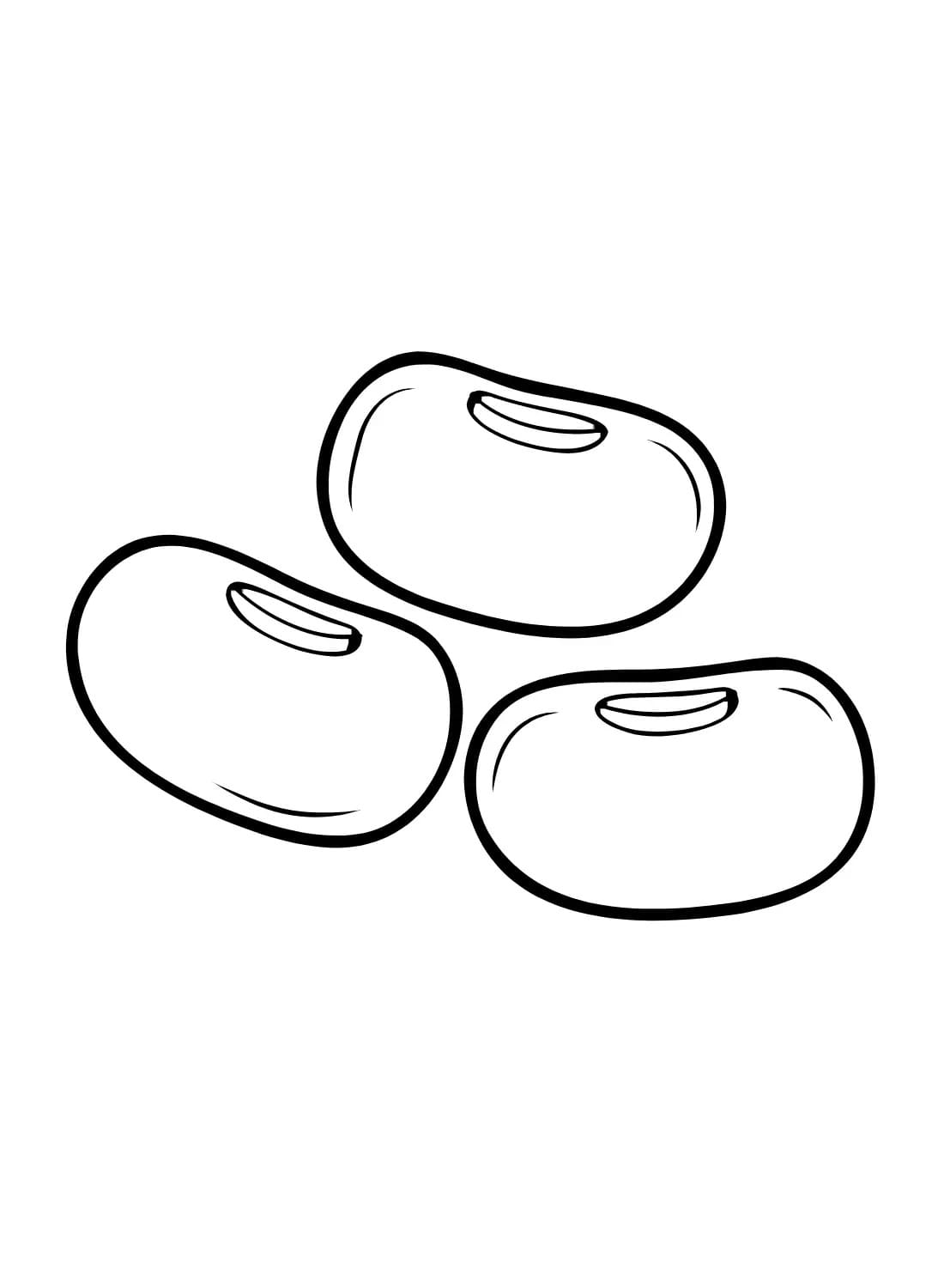 Desenhos de Desenhar Feijão grátis para crianças para colorir