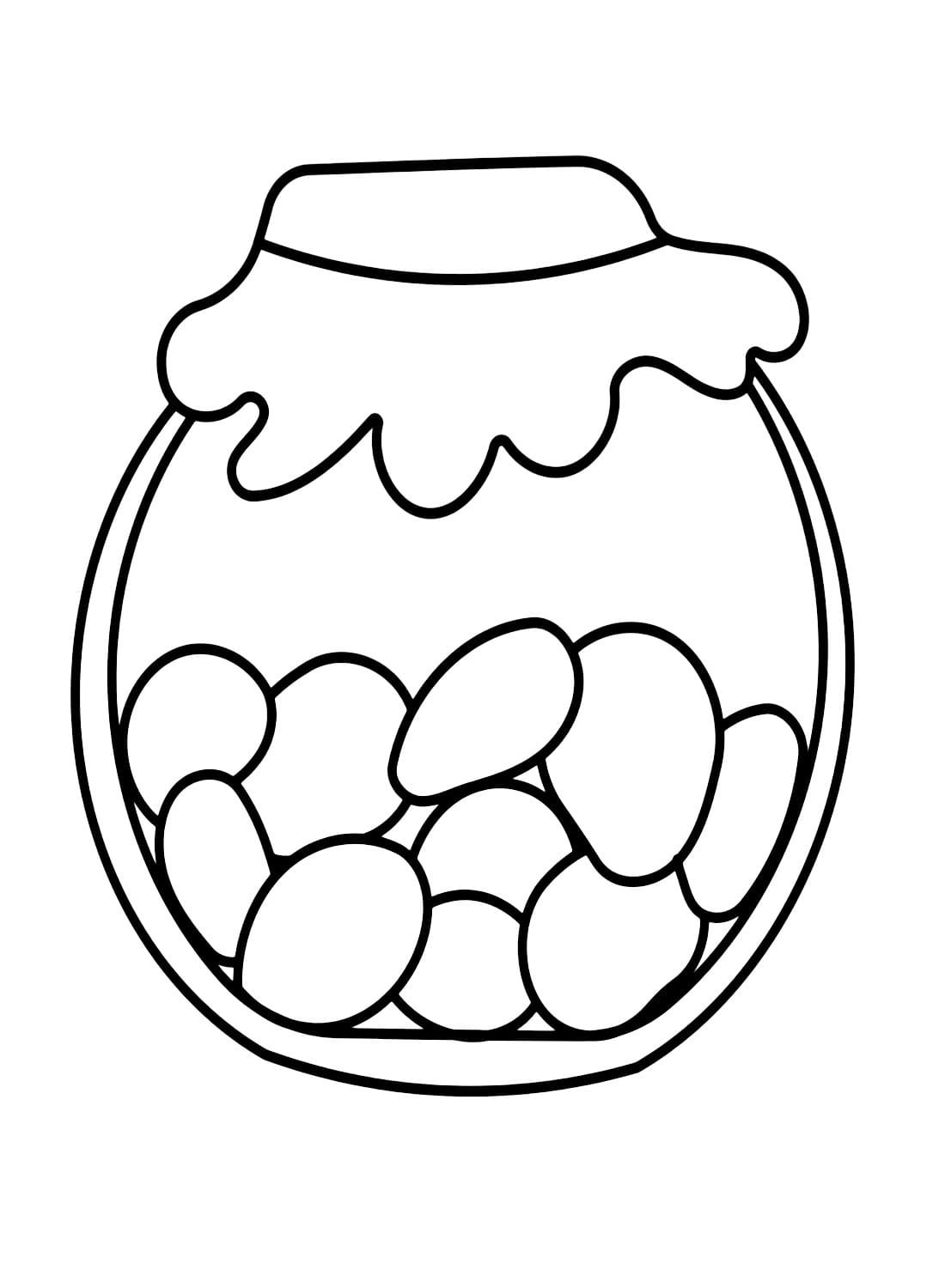 Desenhos de Desenhar Feijão muito simples para colorir