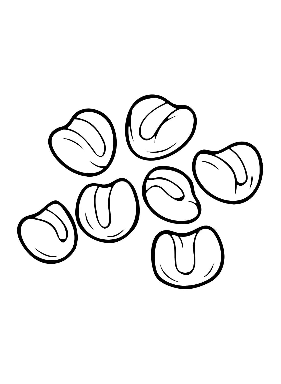 Desenhos de Desenhar Feijão para crianças para colorir