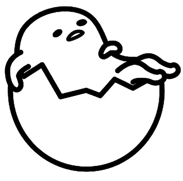 Desenhos de Desenhar a imagem de Gudetama para colorir