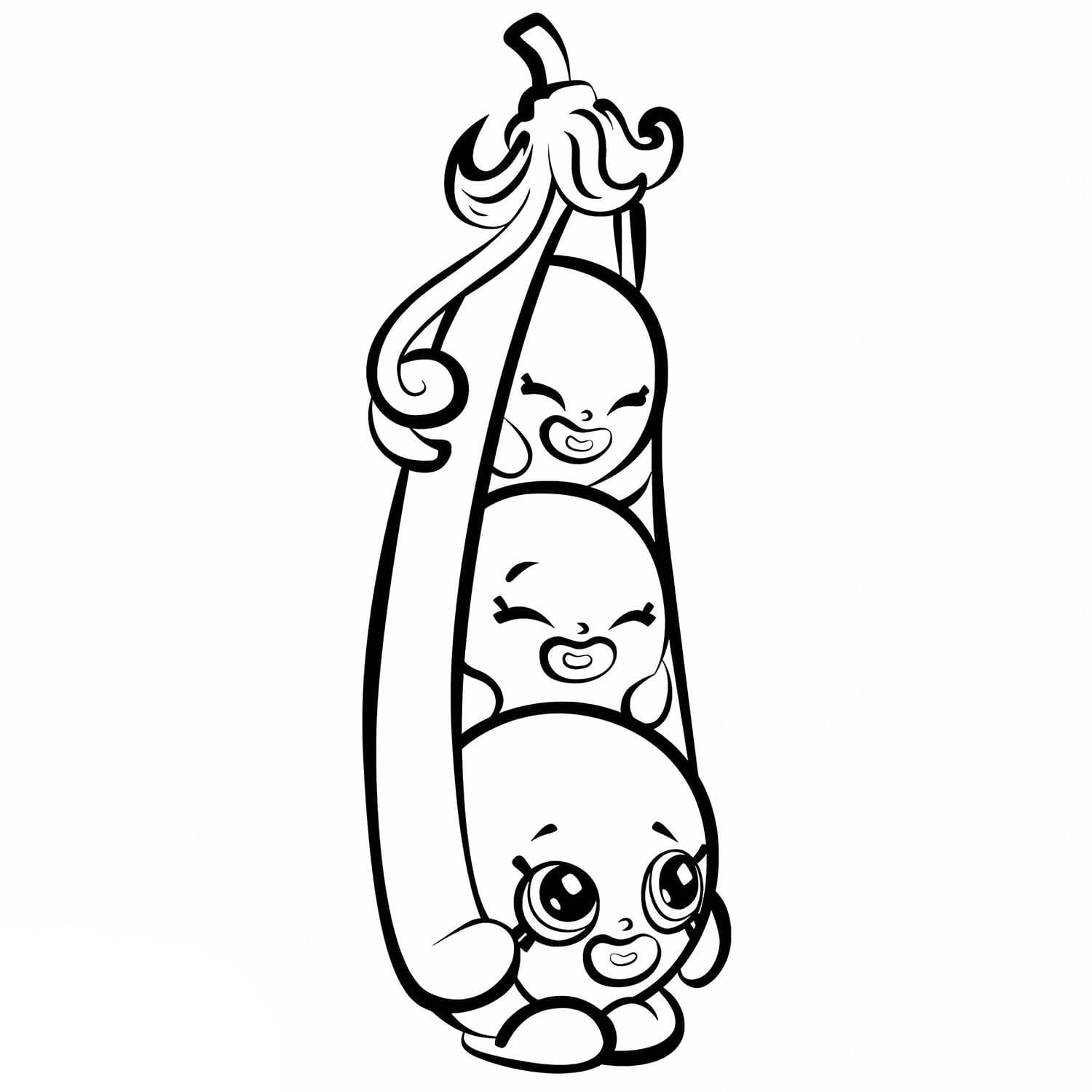 Desenhos de Desenhar imagem Feijão para colorir