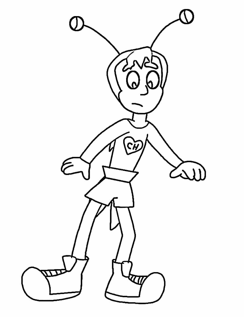 Desenhos de Desenhe Chapolin básico para colorir