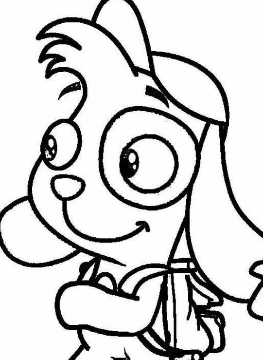 Desenhos de Desenhe Doki básico em crianças para colorir