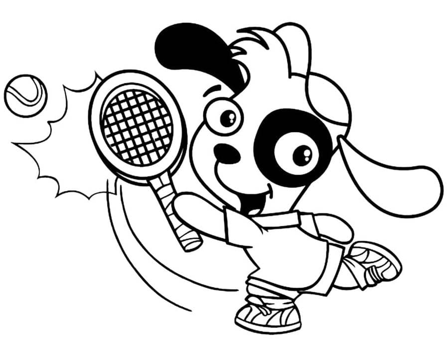 Desenhos de Desenhe Doki fácil para colorir