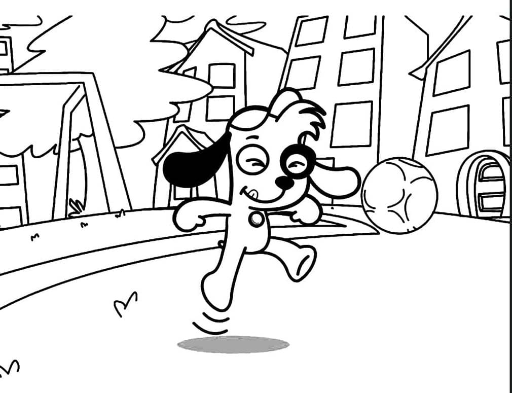 Desenhos de Desenhe Doki impressão gratuita para colorir