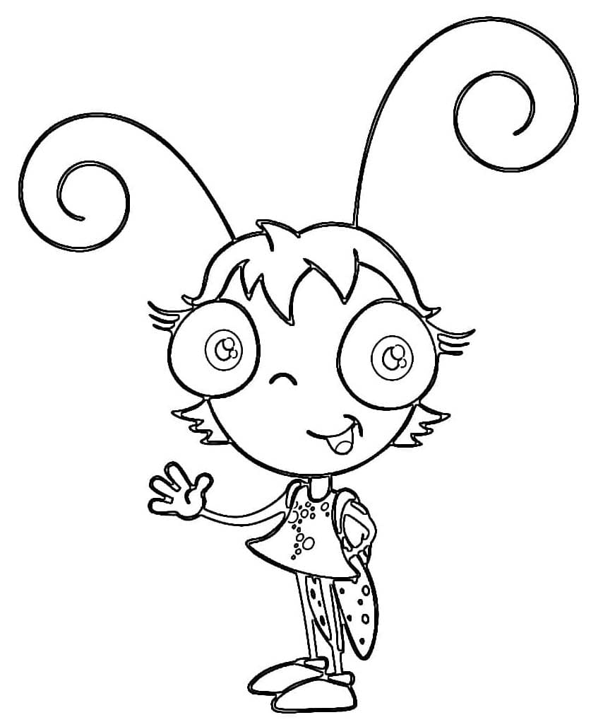 Desenhos de Desenhe Doki imprimível para crianças para colorir