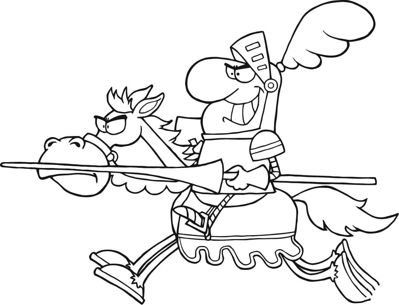 Desenhos de Desenhe Guerreiro diversão para colorir