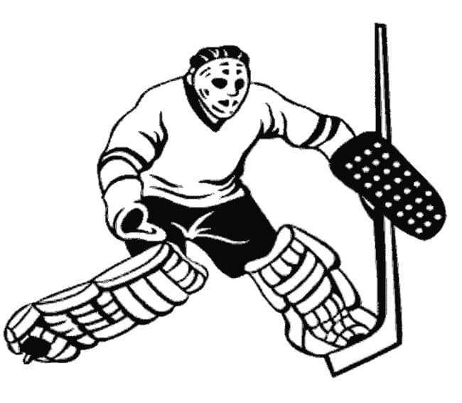 Desenhos de Desenhe Hockey impressão gratuita para colorir