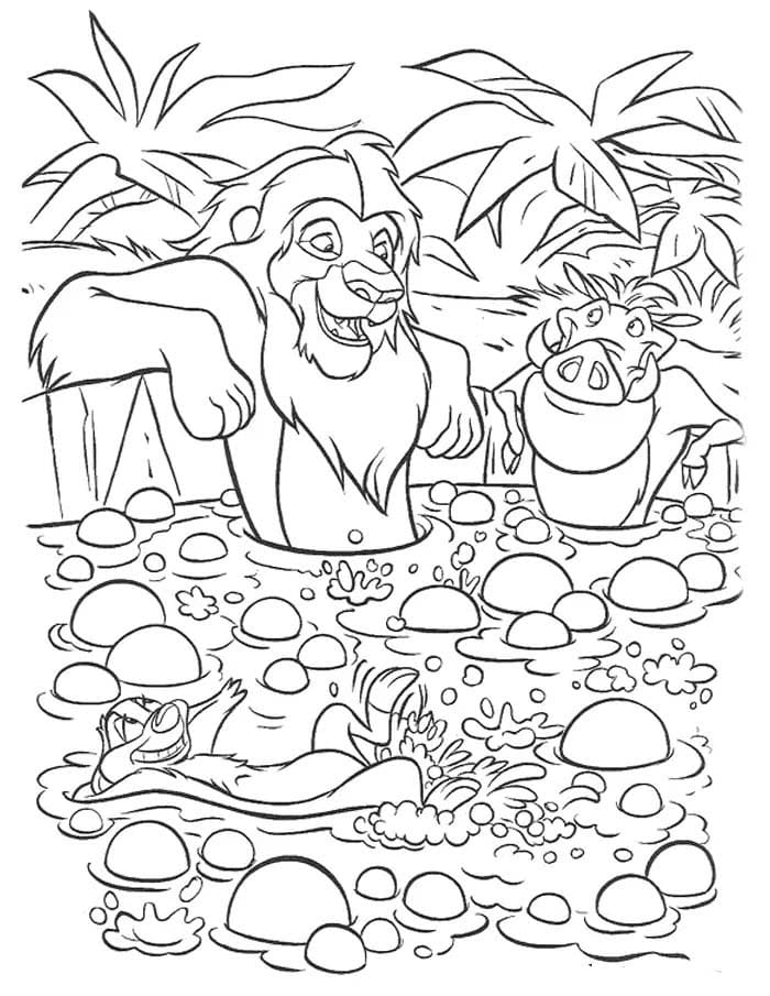 Desenhos de Desenhe Imagem Simba para colorir