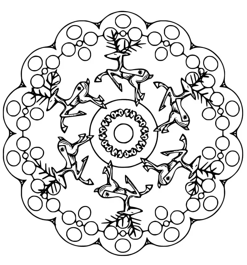 Desenhos de Desenhe Mandalas para crianças para colorir