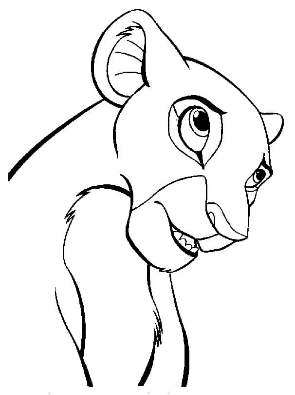 Desenhos de Desenhe Simba 5 para colorir