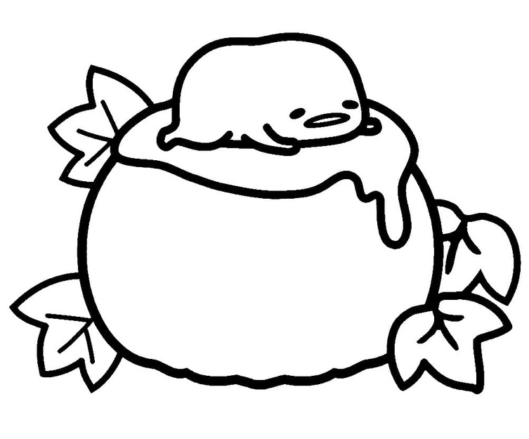 Desenhos de Desenhe grátis Gudetama para colorir