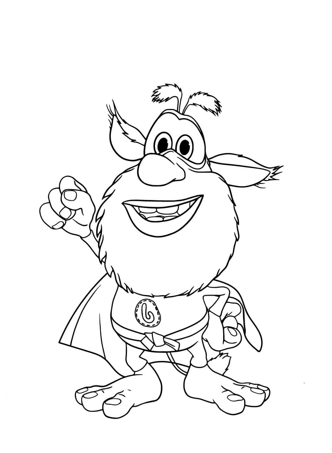 Desenhos de Desenho Booba 4 para colorir
