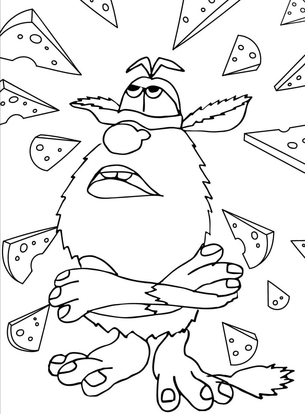 Desenhos de Desenho Booba básico para colorir