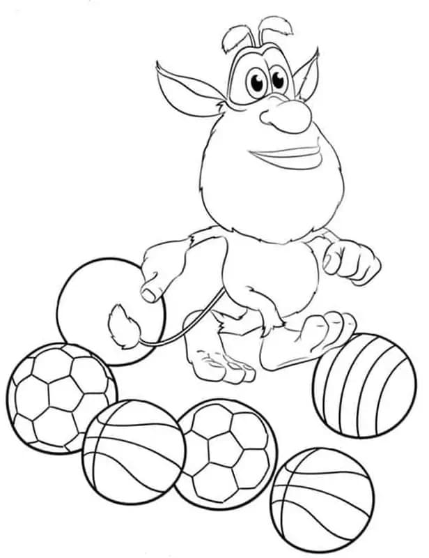 Desenhos de Desenho Booba impressão para colorir