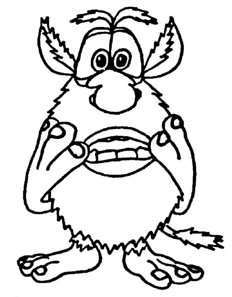 Desenhos de Desenho Booba muito fácil para colorir
